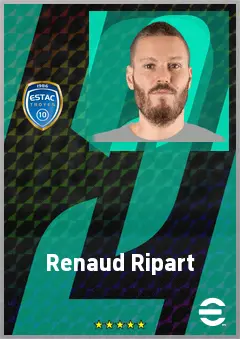 Renaud Ripart eFootball 2026 player card, 69 OVR CF