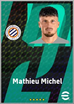 Mathieu Michel eFootball 2026 player card, 68 OVR GK