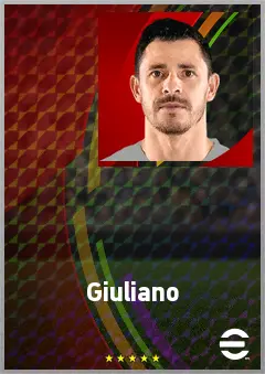 Giuliano eFootball 2026 player card, 72 OVR CMF