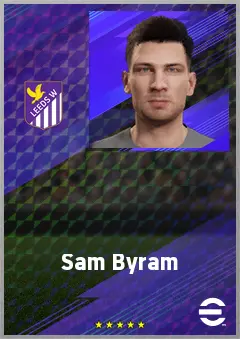 Sam Byram eFootball 2026 player card, 70 OVR RB