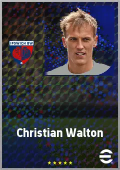 Christian Walton eFootball 2026 player card, 70 OVR GK