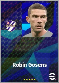 Robin Gosens eFootball 2026 player card, 75 OVR LMF