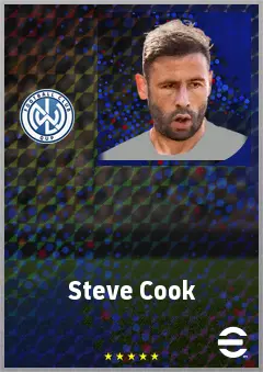 Steve Cook eFootball 2026 player card, 70 OVR CB