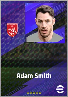 Adam Smith eFootball 2026 player card, 73 OVR RB
