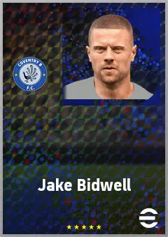 Jake Bidwell eFootball 2026 player card, 69 OVR LB