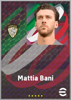 Mattia Bani eFootball 2026 player card, 73 OVR CB