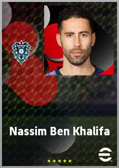 Nassim Ben Khalifa eFootball 2026 player card, 69 OVR CF
