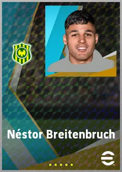 Néstor Breitenbruch eFootball 2026 player card, 71 OVR CB