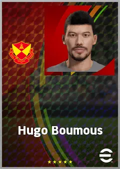 Hugo Boumous eFootball 2026 player card, 64 OVR CMF