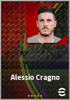Alessio Cragno eFootball 2026 player card, 72 OVR GK