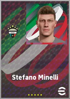 Stefano Minelli eFootball 2026 player card, 69 OVR GK