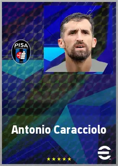 Antonio Caracciolo eFootball 2026 player card, 71 OVR CB