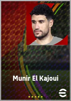 Munir El Kajoui eFootball 2026 player card, 71 OVR GK