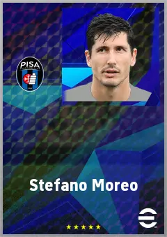 Stefano Moreo eFootball 2026 player card, 71 OVR AMF