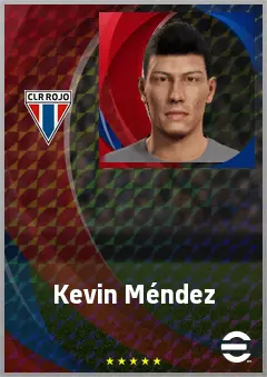 Kevin Méndez eFootball 2026 player card, 68 OVR RWF