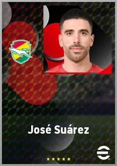 José Suárez eFootball 2026 player card, 68 OVR GK