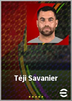 Téji Savanier eFootball 2026 player card, 73 OVR AMF