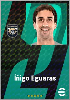 Íñigo Eguaras eFootball 2026 player card, 69 OVR DMF