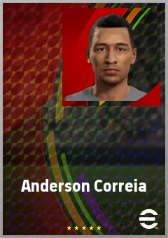 Anderson Correia eFootball 2026 player card, 71 OVR LB