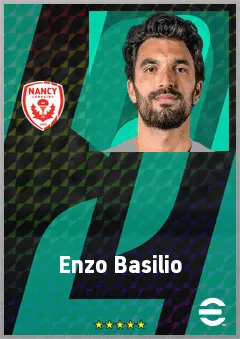 Enzo Basilio eFootball 2026 player card, 71 OVR GK