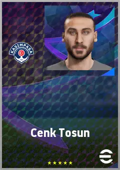 Cenk Tosun eFootball 2026 player card, 71 OVR CF