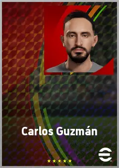 Carlos Guzmán eFootball 2026 player card, 71 OVR CB