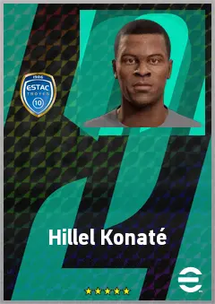 Hillel Konaté eFootball 2026 player card, 70 OVR GK