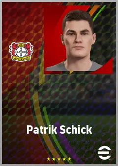Patrik Schick eFootball 2026 player card, 79 OVR CF