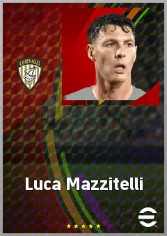 Luca Mazzitelli eFootball 2026 player card, 71 OVR CMF
