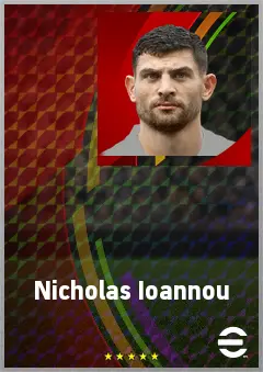 Nicholas Ioannou eFootball 2026 player card, 70 OVR LB