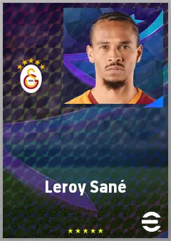 Leroy Sané eFootball 2026 player card, 79 OVR RWF