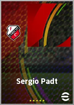 Sergio Padt eFootball 2026 player card, 73 OVR GK