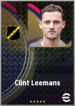 Clint Leemans eFootball 2026 player card, 69 OVR DMF