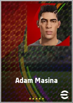 Adam Masina eFootball 2026 player card, 73 OVR CB