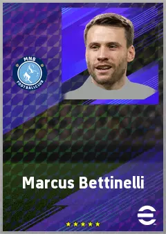 Marcus Bettinelli eFootball 2026 player card, 72 OVR GK
