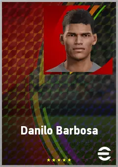 Danilo Barbosa eFootball 2026 player card, 72 OVR DMF