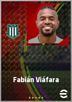 Fabián Viáfara eFootball 2026 player card, 71 OVR RB