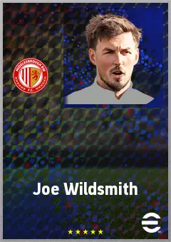 Joe Wildsmith eFootball 2026 player card, 69 OVR GK