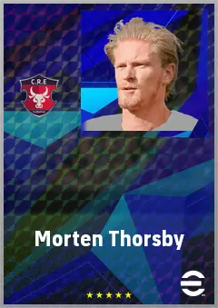 Morten Thorsby eFootball 2026 player card, 72 OVR CMF