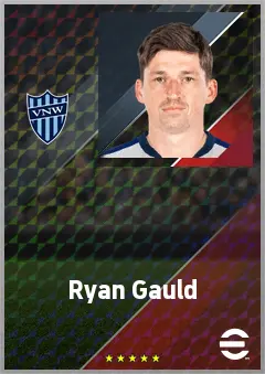Ryan Gauld eFootball 2026 player card, 74 OVR AMF