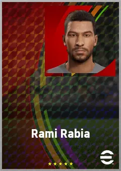 Ramy Rabia eFootball 2026 player card, 72 OVR CB