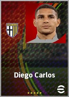 Diego Carlos eFootball 2026 player card, 76 OVR CB