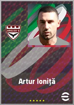 Artur Ioniță eFootball 2026 player card, 70 OVR CMF