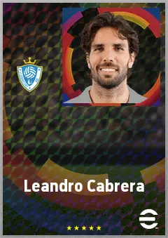 Leandro Cabrera eFootball 2026 player card, 73 OVR CB