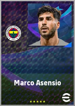 Marco Asensio eFootball 2026 player card, 78 OVR AMF