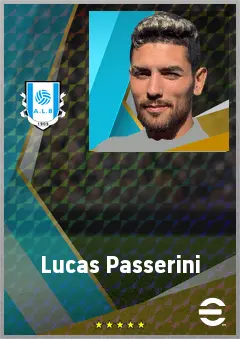 Lucas Passerini eFootball 2026 player card, 73 OVR CF