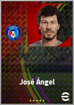 José Ángel eFootball 2026 player card, 69 OVR CB