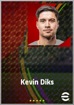 Kevin Diks eFootball 2026 player card, 73 OVR CB
