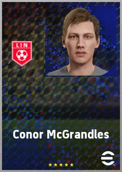 Conor McGrandles eFootball 2026 player card, 69 OVR CMF