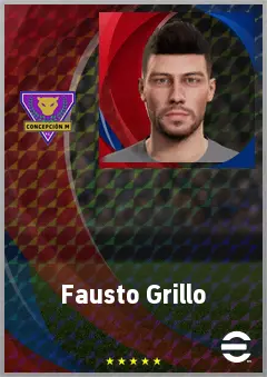 Fausto Grillo eFootball 2026 player card, 71 OVR CB